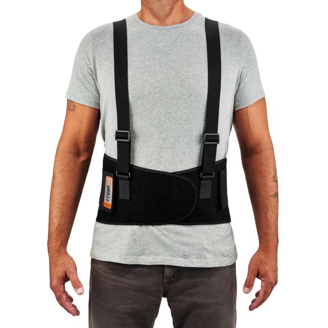 Front of support on model .