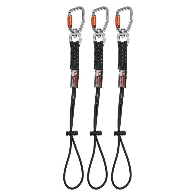 3 pack of elastic tool tail lanyards