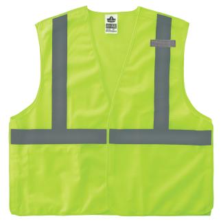 GloWear 8215BA-S Breakaway Hi-Vis Safety Vest - Type R, Class 2, Single Size, 1 Pocket