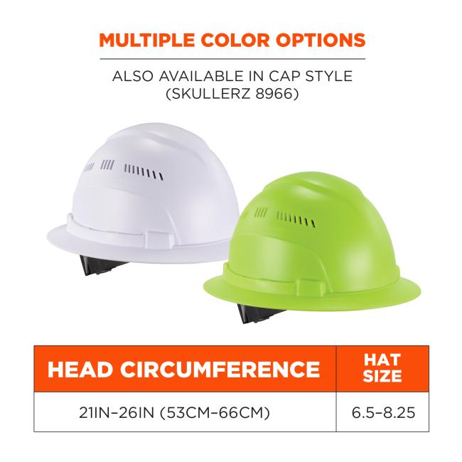 Multiple color options Ð lime, white. Also available in cap style (SKULLERZ 8966). Head circumference 21in-26in (53cm-66cm). Hat size (6.5 to 8.25)