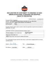 squids 3174 ansi isea 121 2023 certificate of compliance pdf